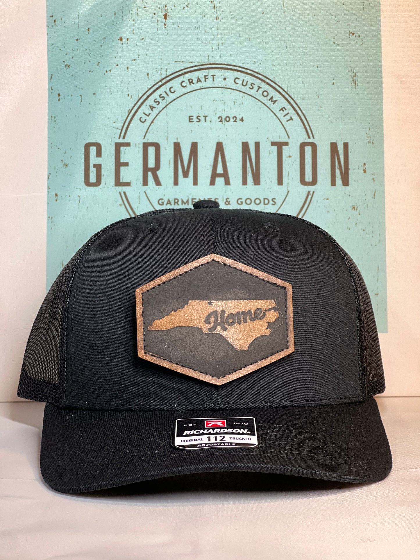 “Home/Stokes/NC” - Reverse -Patch Hat- Richardson 112