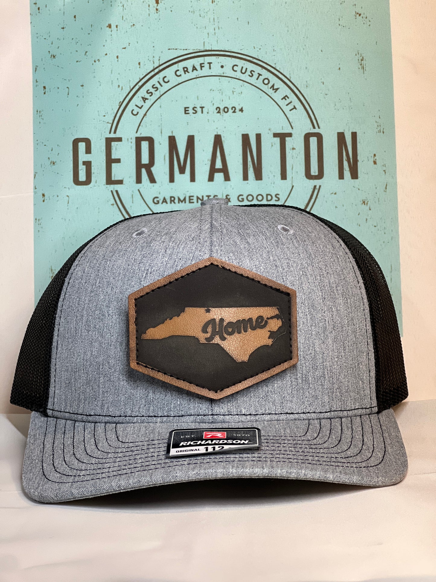 “Home/Stokes/NC” - Reverse -Patch Hat- Richardson 112