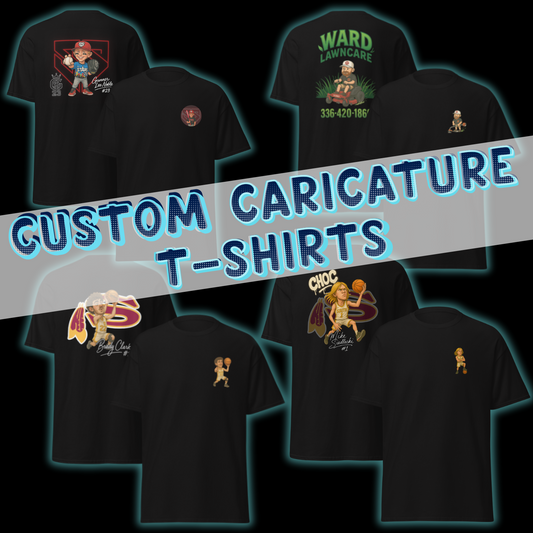 Custom Caricature T-Shirt - GGG Exclusive